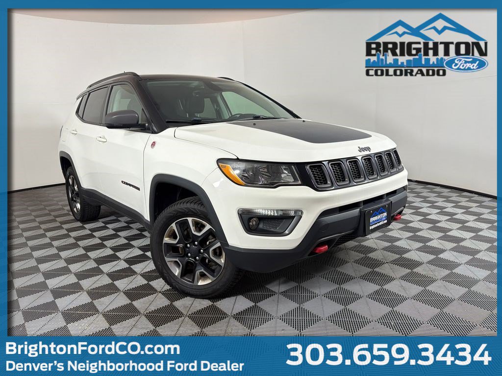 Used 2018 Jeep Compass Trailhawk with VIN 3C4NJDDB7JT223193 for sale in Brighton, CO