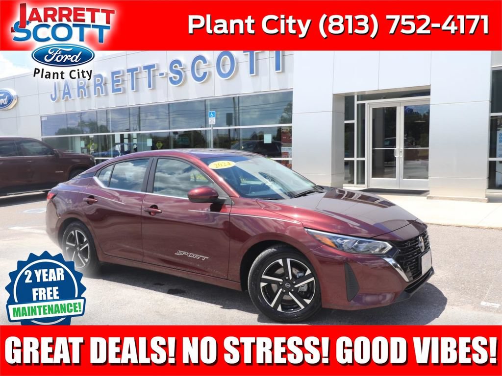 Used 2024 Nissan Sentra SV with VIN 3N1AB8CV0RY364087 for sale in Plant City, FL