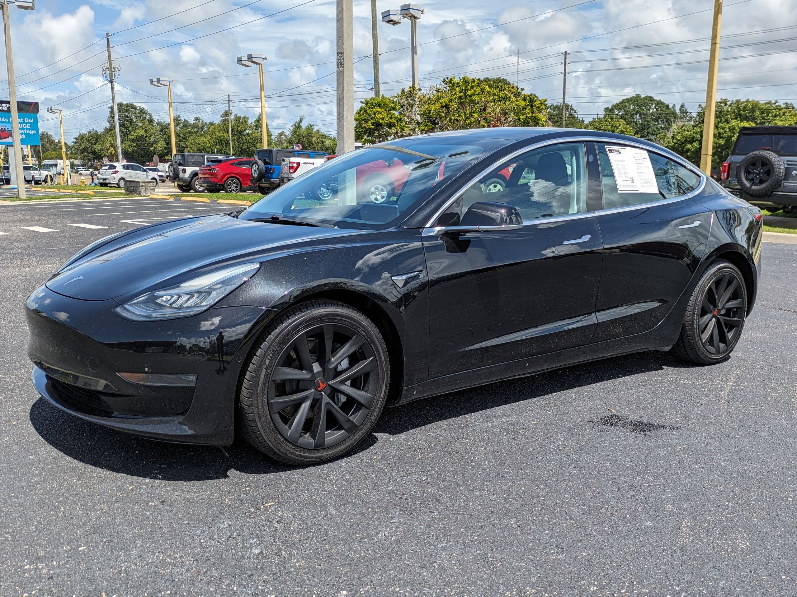 Used 2020 Tesla Model 3 Base with VIN 5YJ3E1EB4LF663155 for sale in Seminole, FL