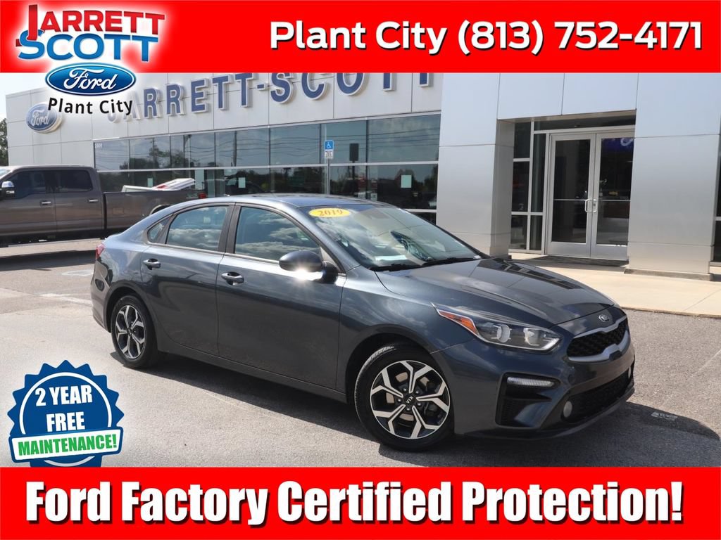 Used 2019 Kia FORTE LXS with VIN 3KPF24AD6KE031597 for sale in Plant City, FL