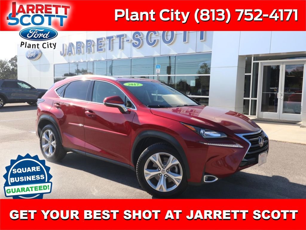 Used 2017 Lexus NX 200t with VIN JTJBARBZXH2109245 for sale in Plant City, FL