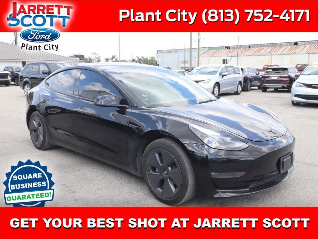 Used 2022 Tesla Model 3 Long Range with VIN 5YJ3E1EBXNF329344 for sale in Plant City, FL