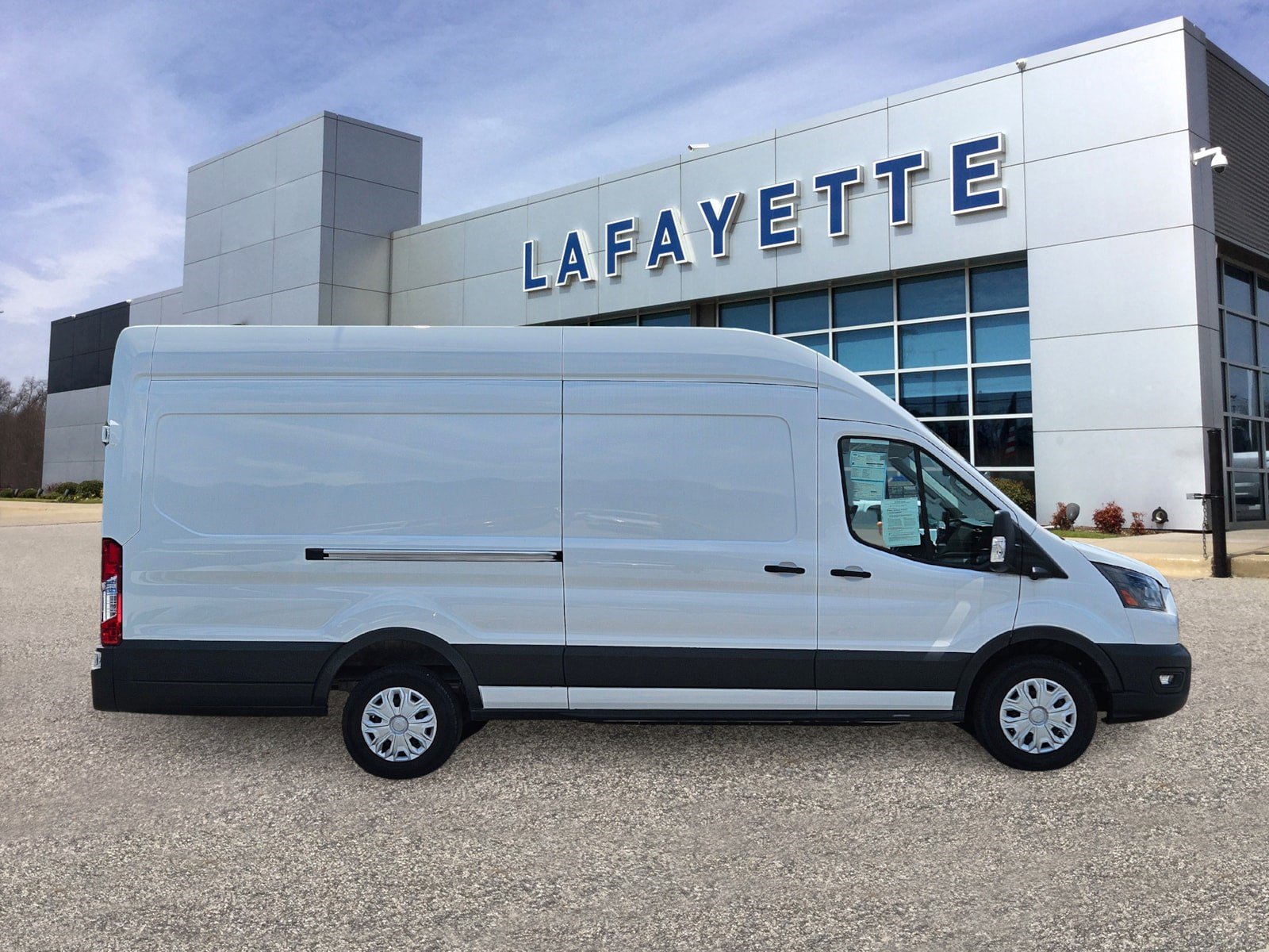 Certified 2023 Ford E-Transit Cargo Van Base with VIN 1FTBW3XK4PKB39420 for sale in Fayetteville, NC