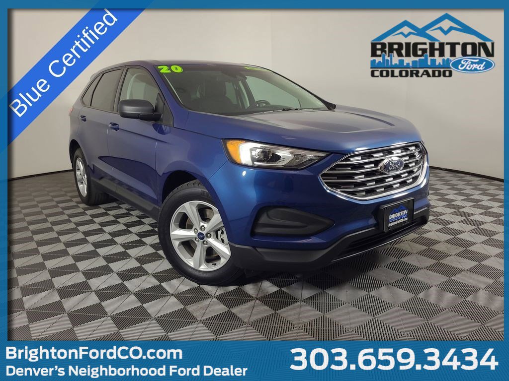 Used 2020 Ford Edge SE with VIN 2FMPK4G92LBB26573 for sale in Brighton, CO