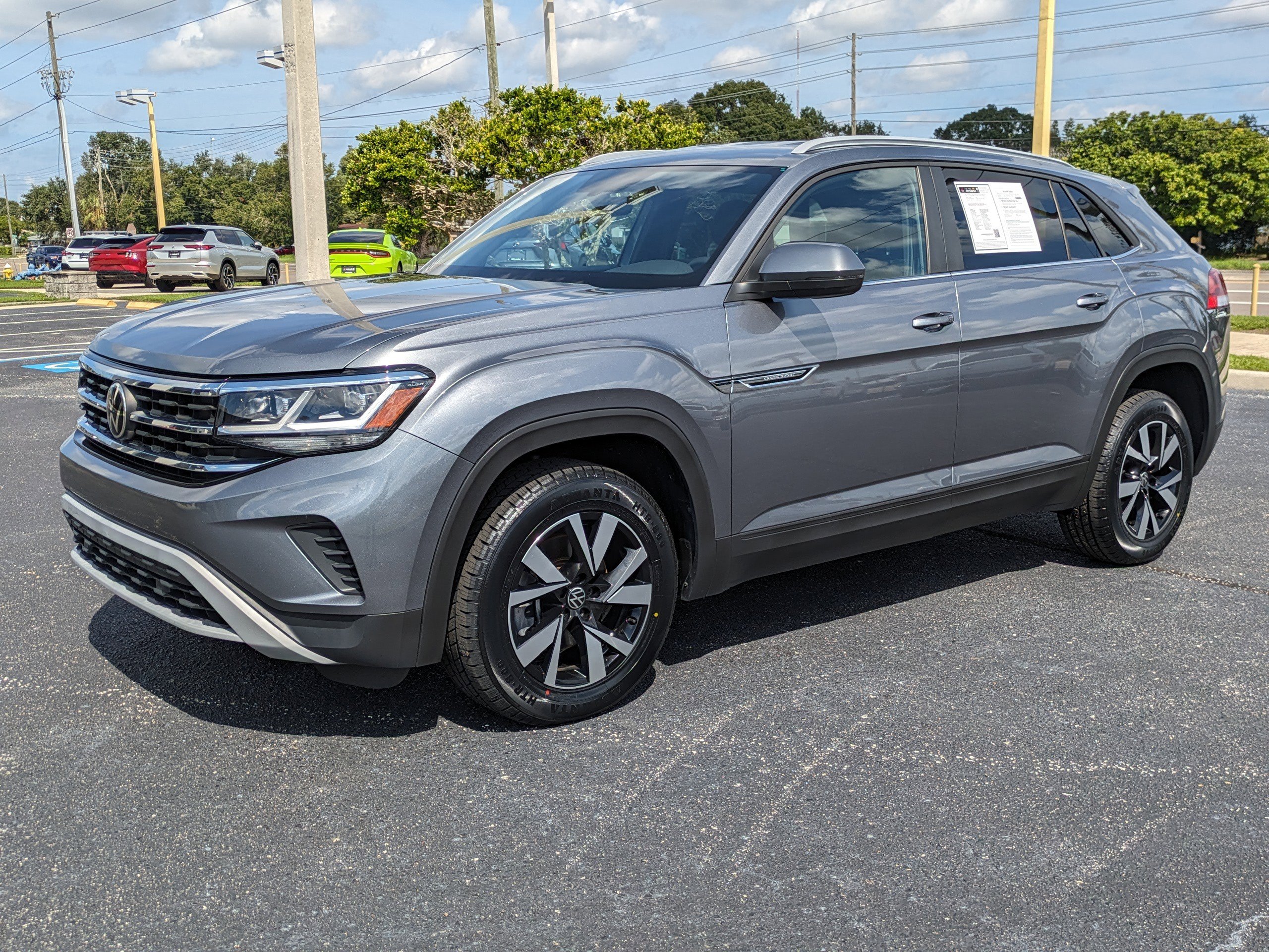 Used 2021 Volkswagen Atlas Cross Sport SE with VIN 1V2DC2CA3MC223564 for sale in Seminole, FL