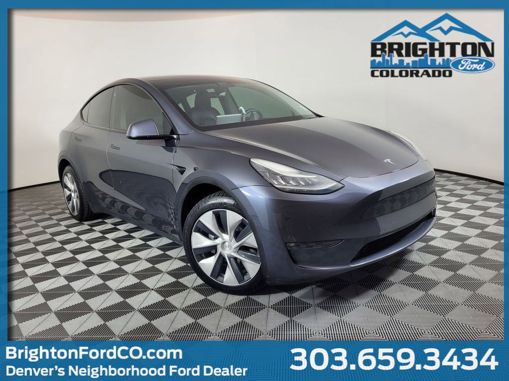 Used 2021 Tesla Model Y Long Range with VIN 5YJYGDEE9MF225230 for sale in Brighton, CO