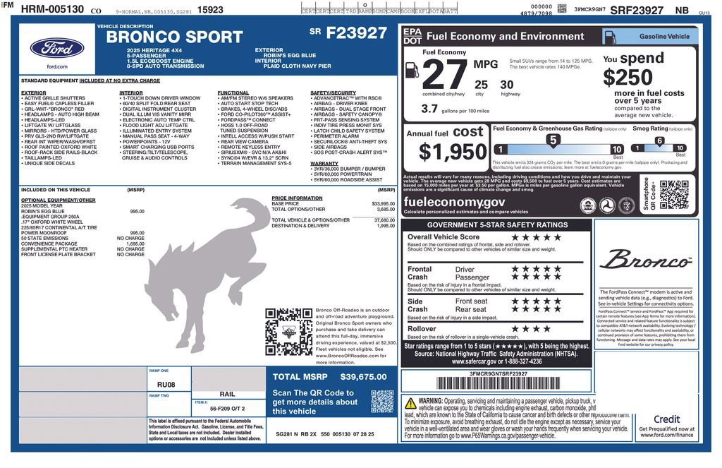 2025 Ford Bronco Sport Heritage - Photo 27