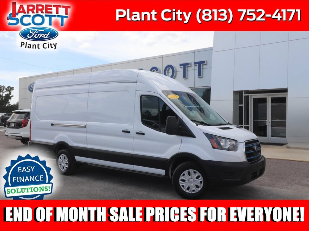 Used 2023 Ford E-Transit Cargo Van Base with VIN 1FTBW3XK4PKB65287 for sale in Plant City, FL