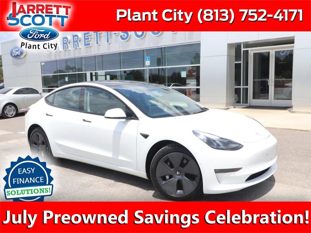 Used 2022 Tesla Model 3 Long Range with VIN 5YJ3E1EB9NF315046 for sale in Plant City, FL