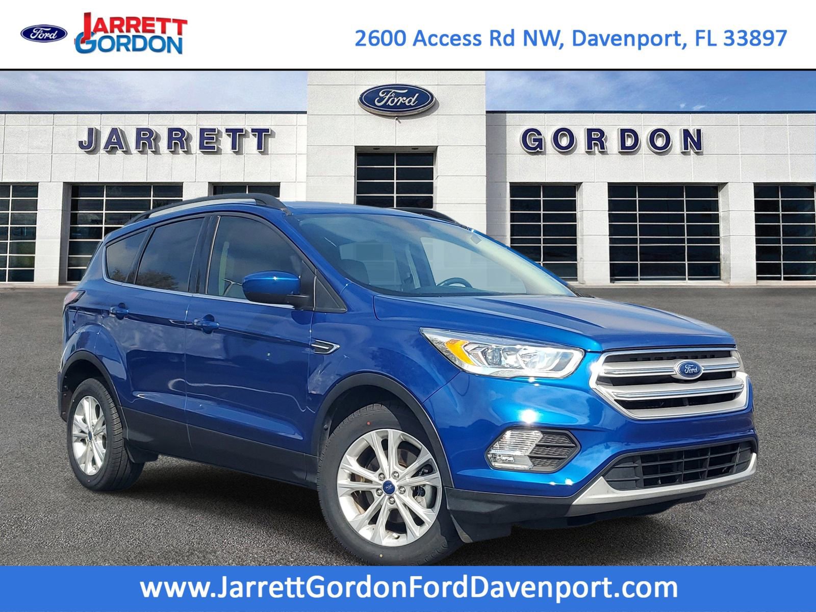 Used 2018 Ford Escape SEL with VIN 1FMCU0HD1JUA39419 for sale in Davenport, FL
