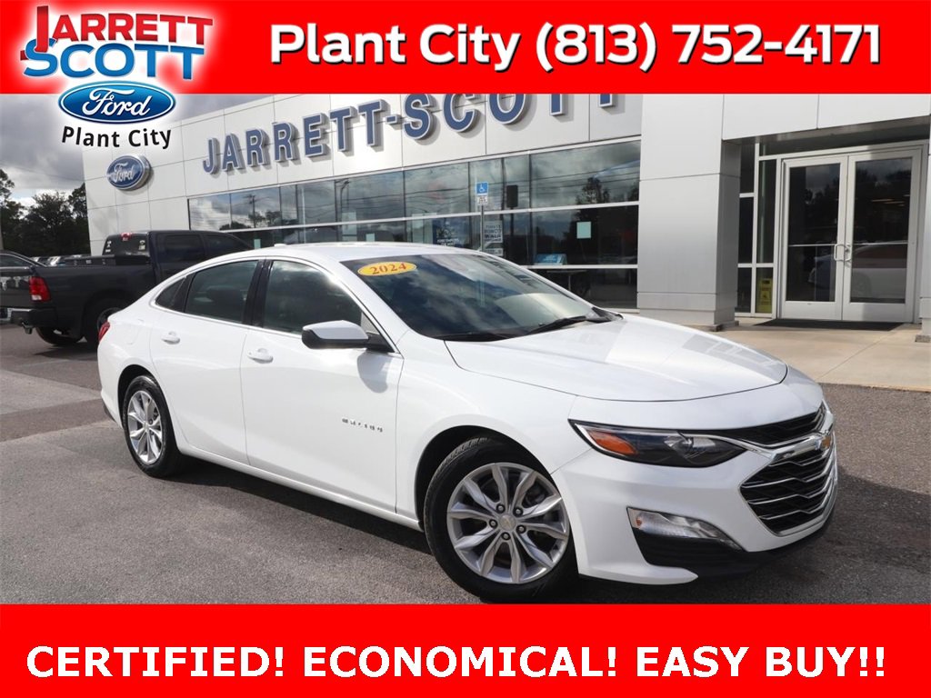 Used 2024 Chevrolet Malibu 1LT with VIN 1G1ZD5ST5RF125546 for sale in Plant City, FL