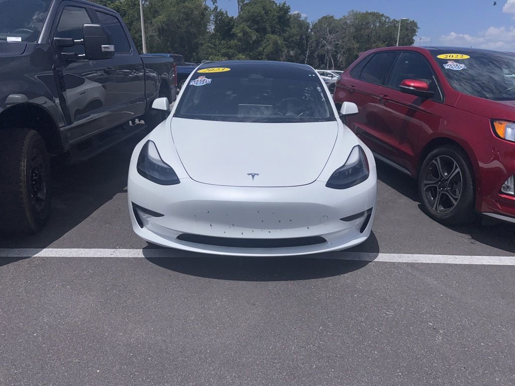Used 2023 Tesla Model 3 Base with VIN 5YJ3E1EA9PF572122 for sale in Winter Haven, FL