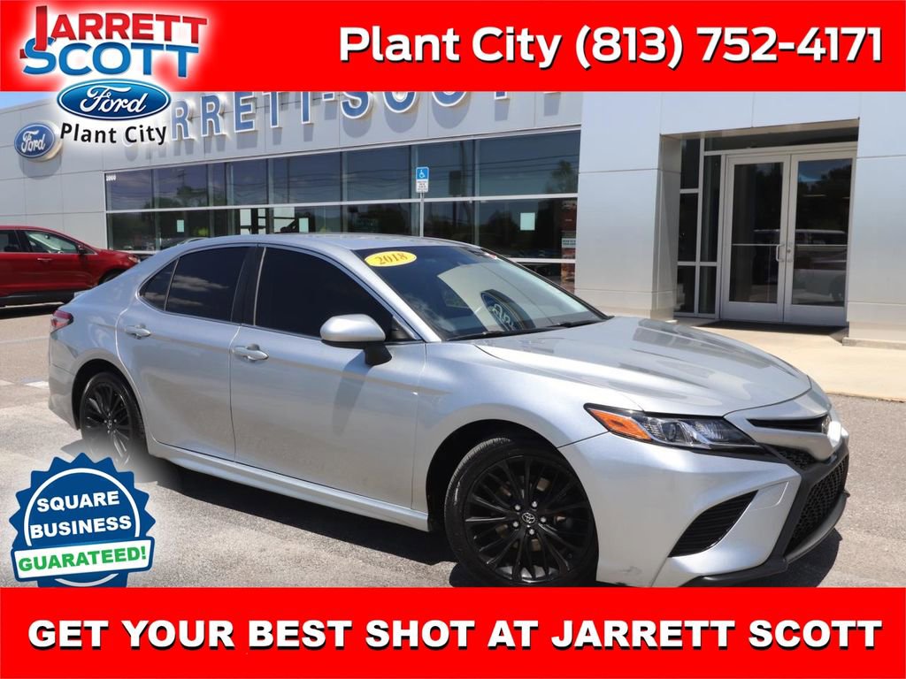 Used 2018 Toyota Camry SE with VIN JTNB11HKXJ3048635 for sale in Plant City, FL
