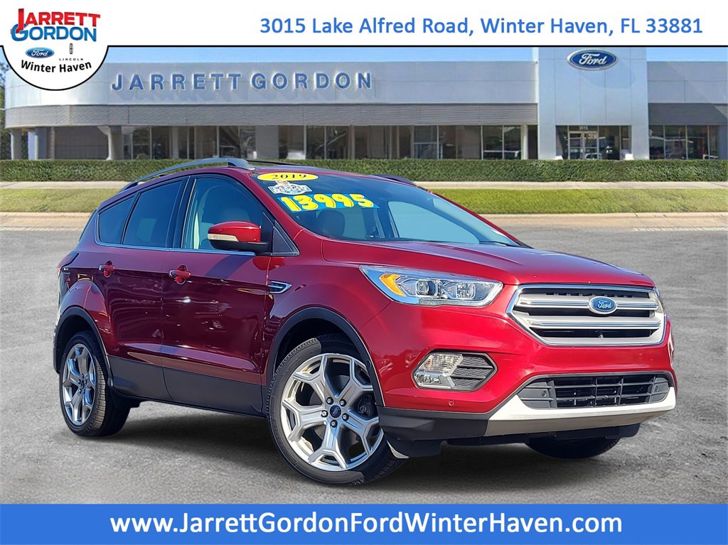 Used 2019 Ford Escape Titanium with VIN 1FMCU0J92KUB95699 for sale in Winter Haven, FL