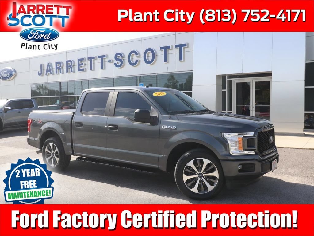 Used 2019 Ford F-150 XL with VIN 1FTEW1CP5KFB25255 for sale in Plant City, FL