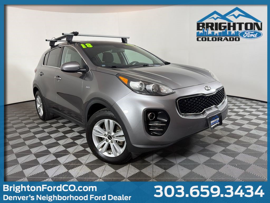 Used 2018 Kia Sportage LX with VIN KNDPMCAC1J7384697 for sale in Brighton, CO