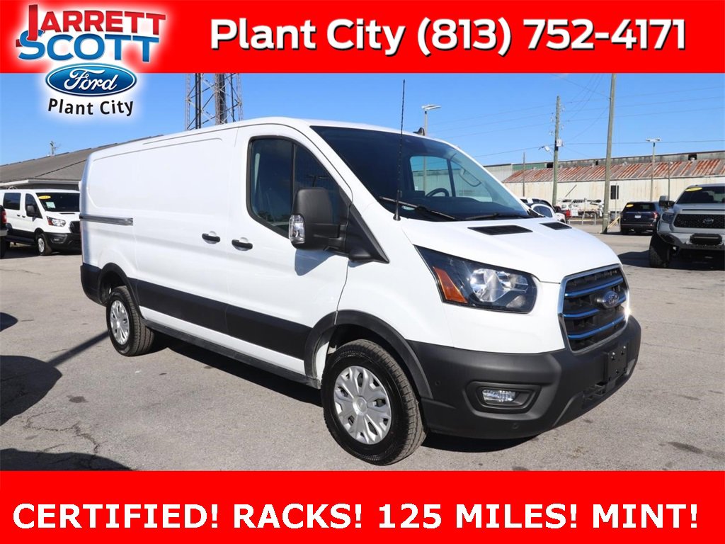 Used 2023 Ford E-Transit Cargo Van Base with VIN 1FTBW1YK2PKA03158 for sale in Plant City, FL