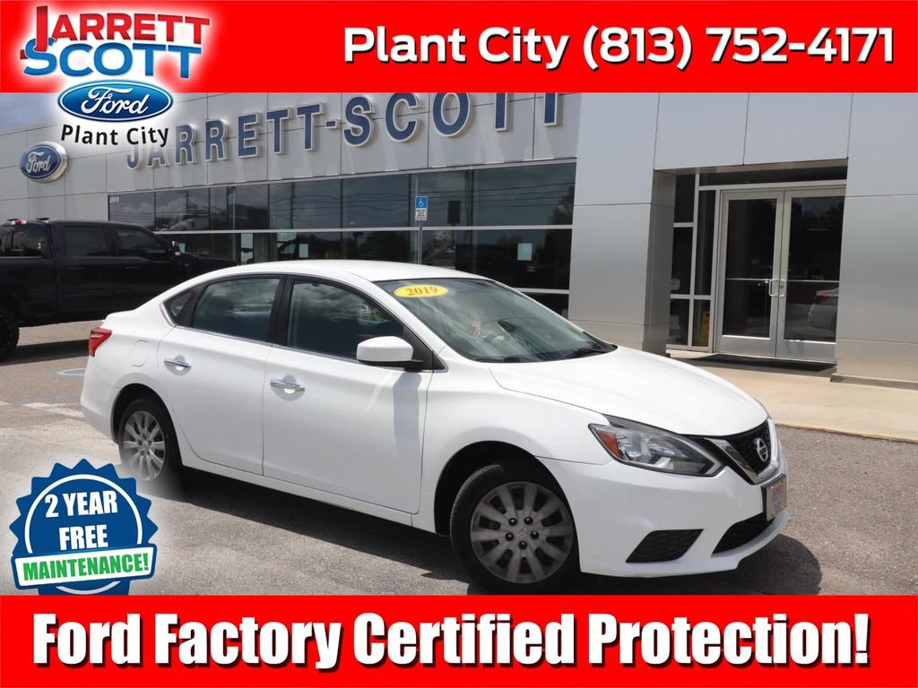Used 2019 Nissan Sentra S with VIN 3N1AB7AP3KY315258 for sale in Plant City, FL