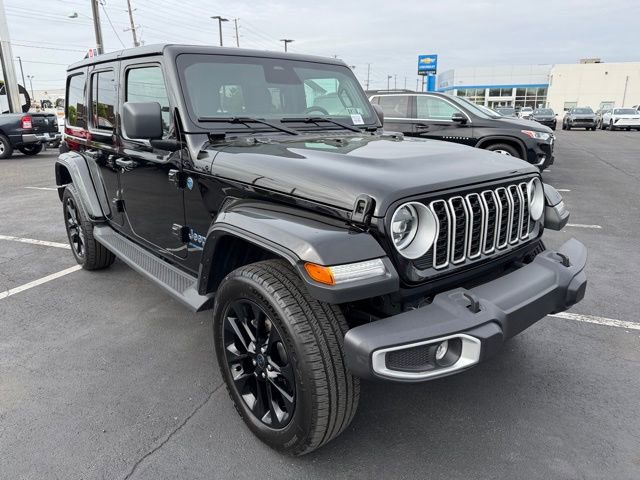 Used 2025 Jeep Wrangler 4xe Sahara 4XE with VIN 1C4RJXP65SW601332 for sale in Burlington, NJ