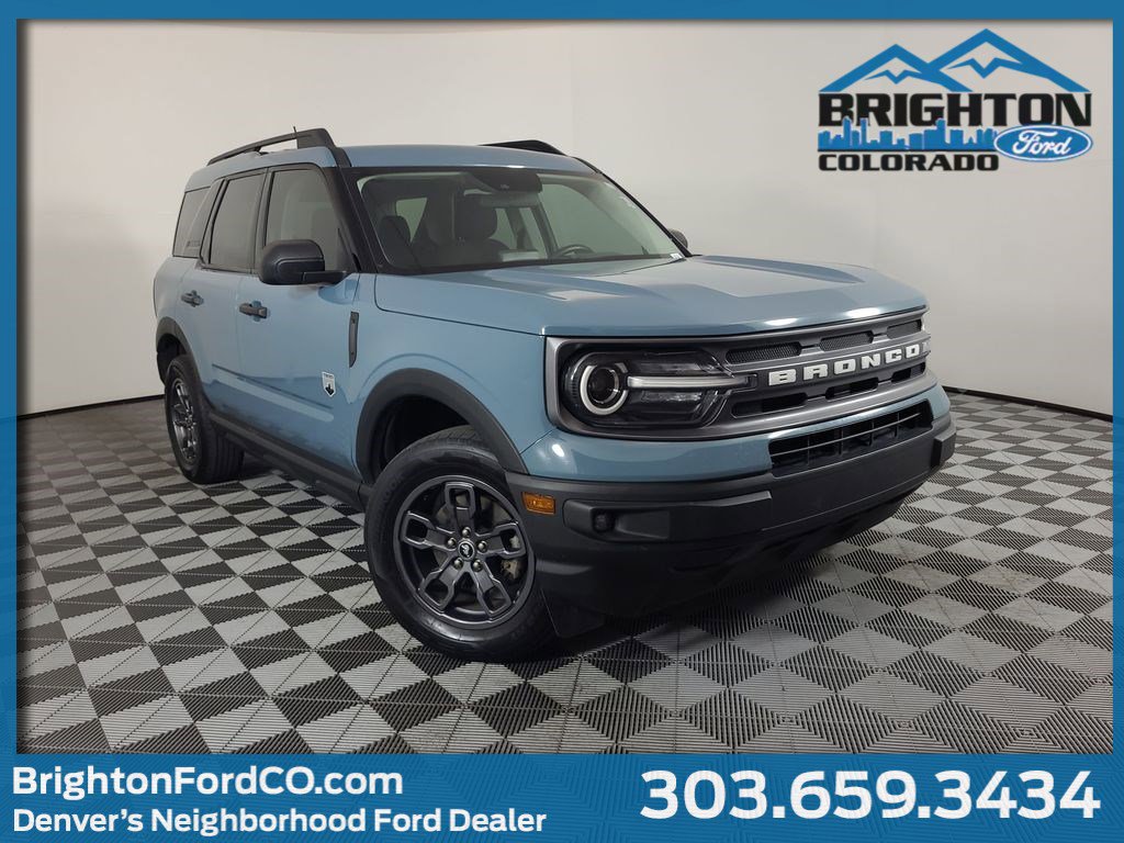 Used 2023 Ford Bronco Sport Big Bend with VIN 3FMCR9B66PRD61358 for sale in Brighton, CO