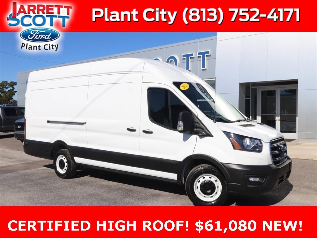Used 2023 Ford E-Transit Cargo Van Base with VIN 1FTBW3XK1PKB42050 for sale in Plant City, FL