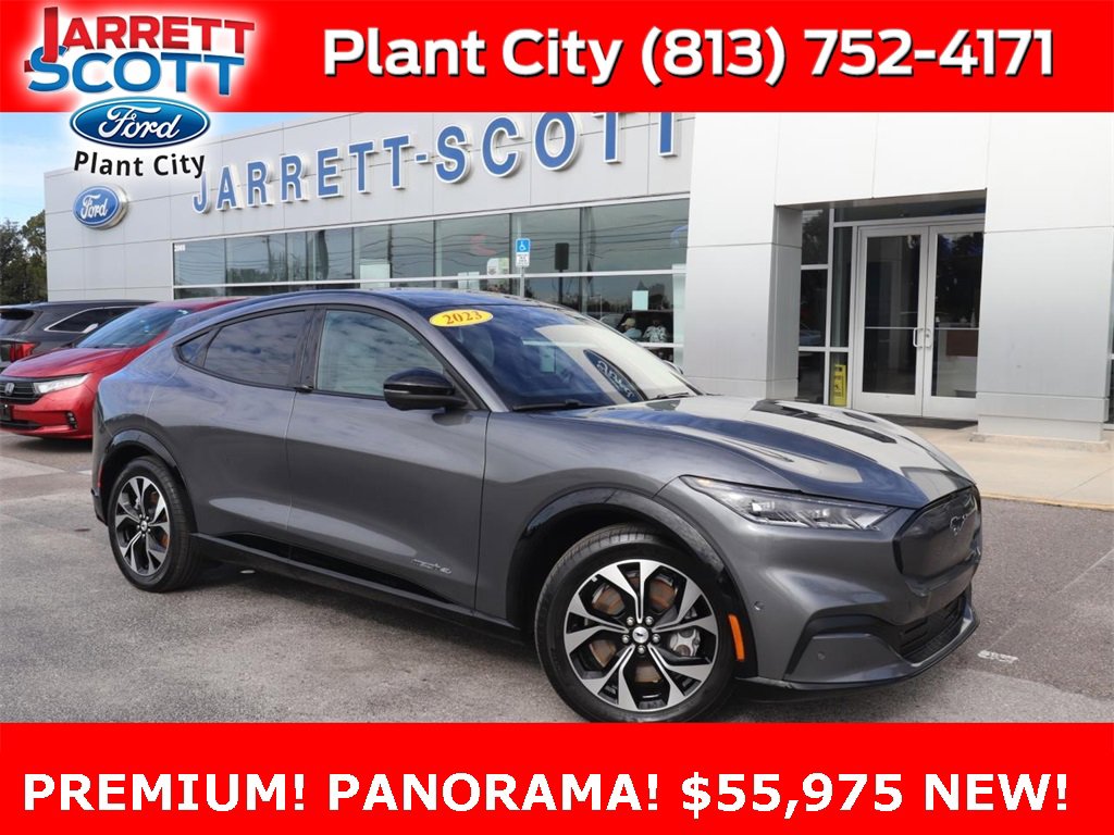 Used 2023 Ford Mustang Mach-E Premium AWD with VIN 3FMTK3SS1PMA31185 for sale in Plant City, FL