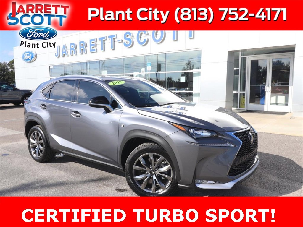 Used 2017 Lexus NX F Sport with VIN JTJYARBZXH2077908 for sale in Plant City, FL