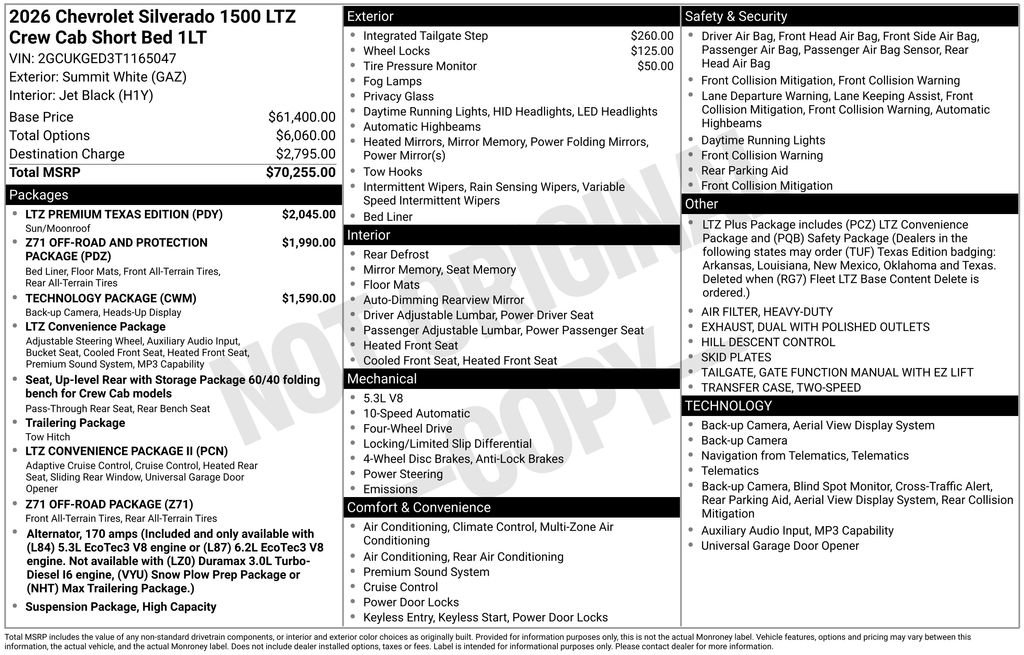 2026 Chevrolet Silverado 1500 LTZ - Photo 11