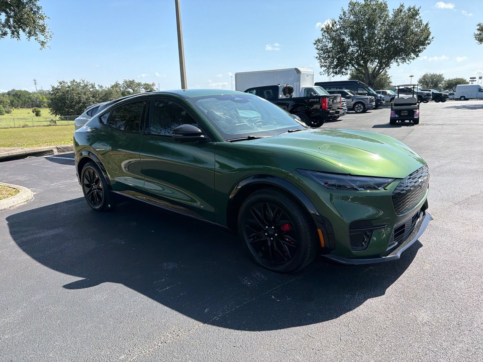 Used 2025 Ford Mustang Mach-E Premium RWD with VIN 3FMTK3R40SMA00445 for sale in Davenport, FL