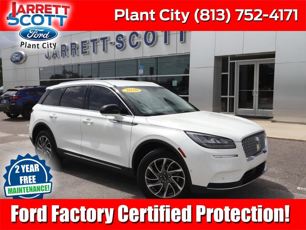 Used 2020 Lincoln Corsair Base with VIN 5LMCJ1C91LUL20038 for sale in Plant City, FL